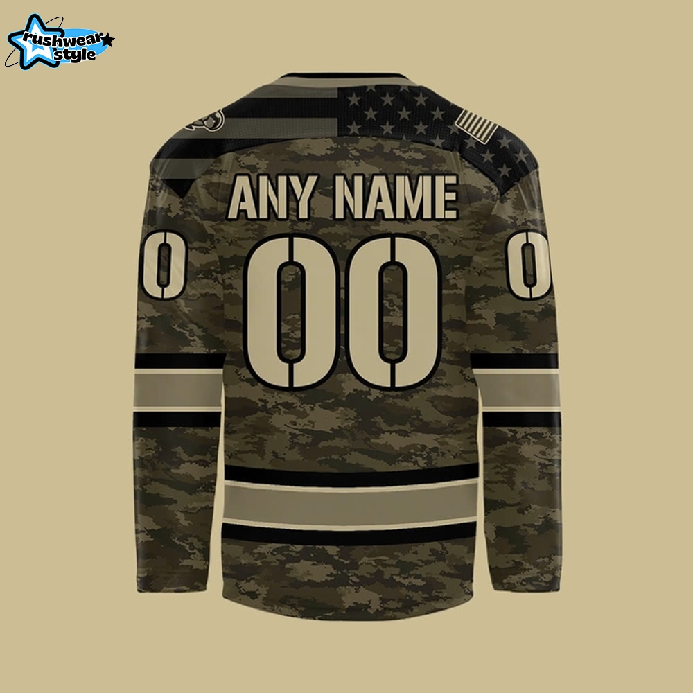 Fort Wayne Komets x Military Night Appreciation Custom Hockey Jersey Fort Wayne Komets x Military Night Appreciation Custom Hockey Jersey