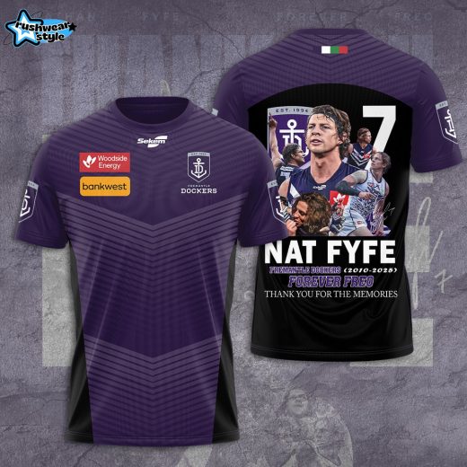 Fremantle Football Club x Nat Fyfe 3D T-Shirt