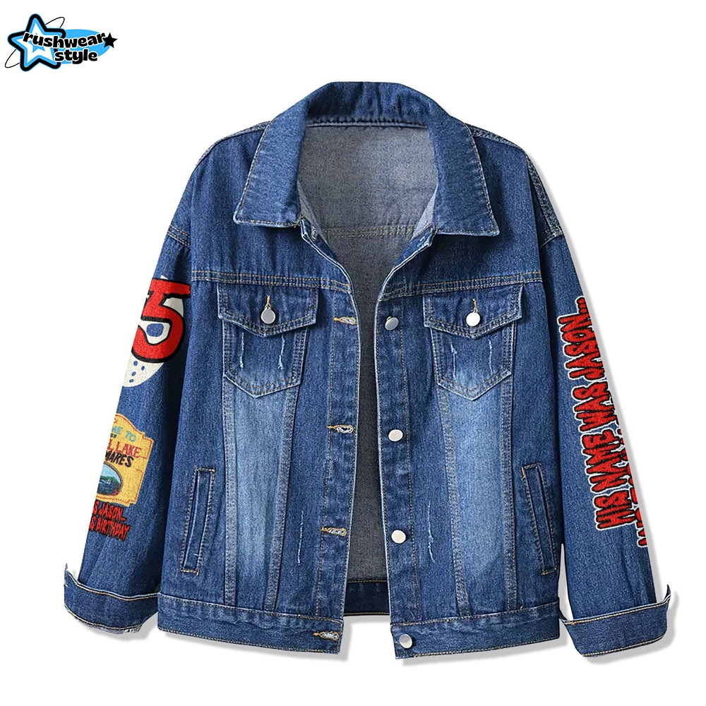 Friday The 13th 45th Anniversary Denim Jacket Friday The 13th 45th Anniversary Denim Jacket