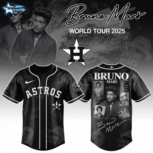 Houston Astros x Bruno Mars at Park MGM 2025 Jersey Editions Limited
