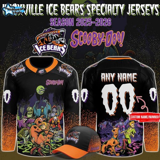 Knoxville Ice Bears x ScooBy-Doo Night 2025 Custom Hockey Jersey