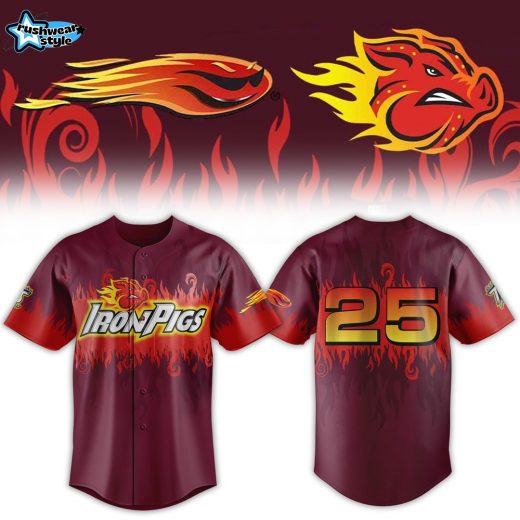 Lehigh Valley IronPigs x Hot Tamales Limited Jersey 2025