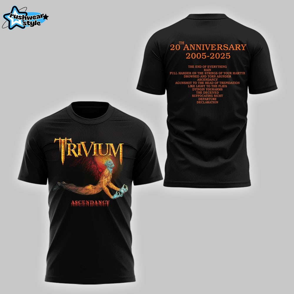 Limited Edition Triviumband Tour 2025 Tshirt-LL250809015 Limited Edition Triviumband Tour 2025 Tshirt-LL250809015