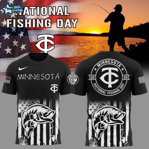 Limited Edition Twins x National Fishing Day 2025 Tshirt