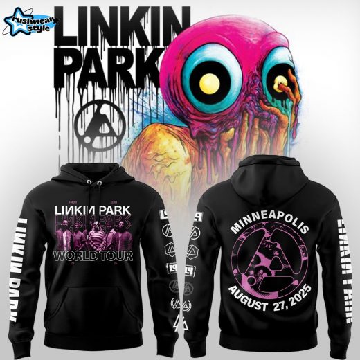 Linkin Park x Minneapolis From Zero World Tour 2025 Hoodie Set