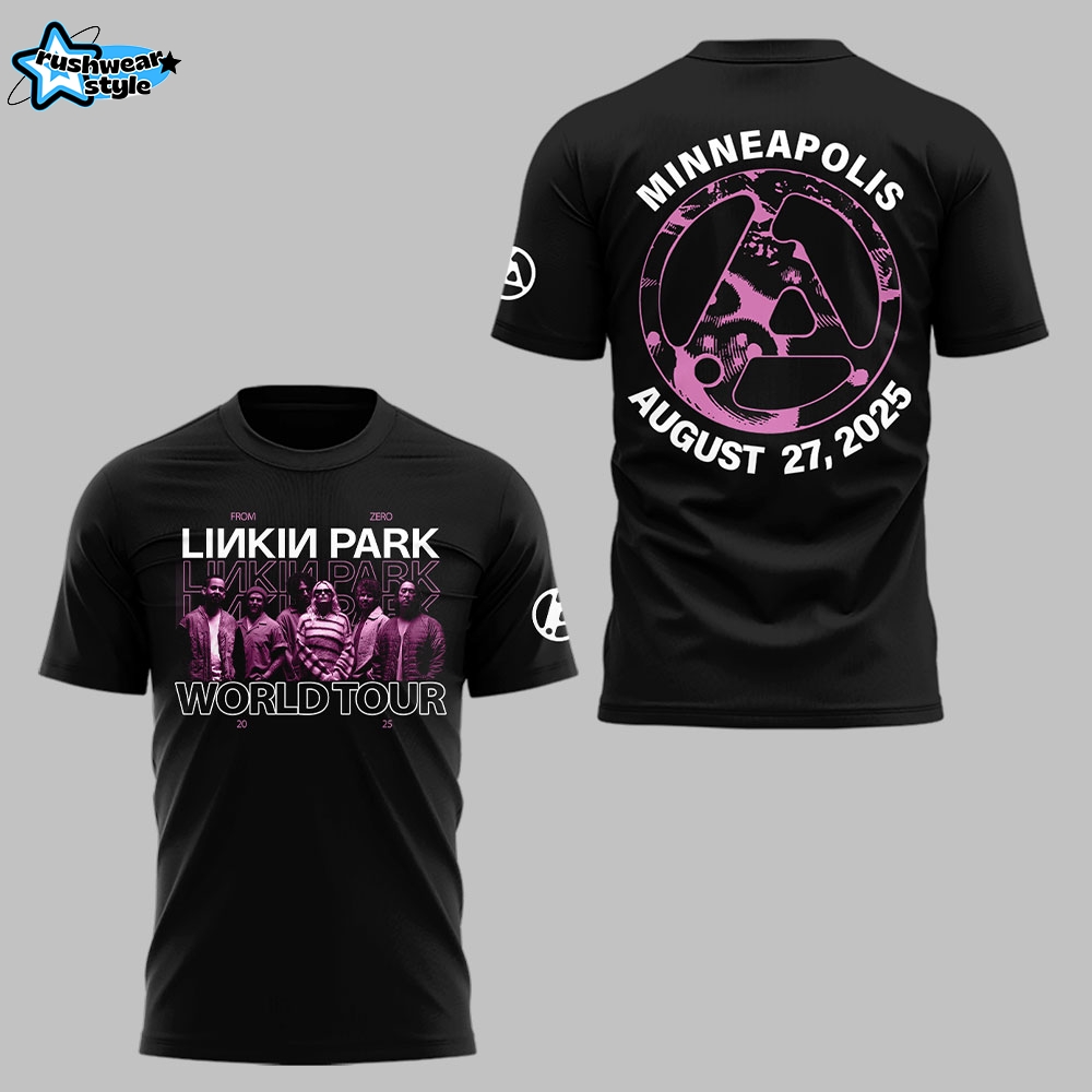 Linkin Park x Minneapolis From Zero World Tour 2025 Shirt Linkin Park x Minneapolis From Zero World Tour 2025 Shirt