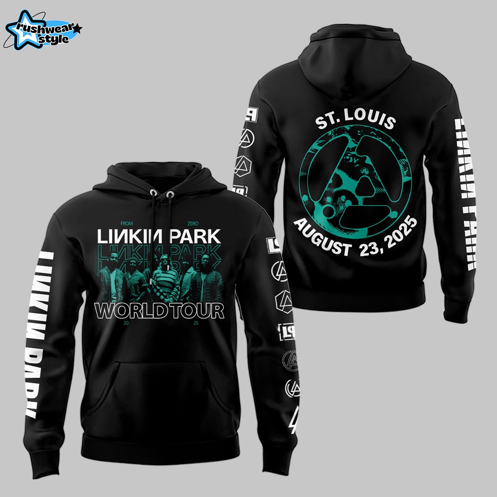 Linkin Park x St. Louis From Zero World Tour 2025 Hoodie Set Linkin Park x St. Louis From Zero World Tour 2025 Hoodie Set