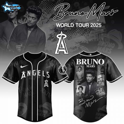 Los Angeles Angels x Bruno Mars at Park MGM 2025 Jersey Editions Limited