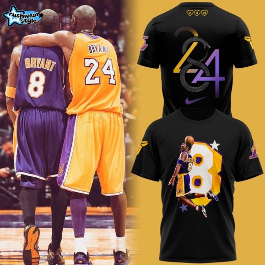 Los Angeles Lakers Happy Heavenly 47th Birthday to Kobe Bryant Shirt