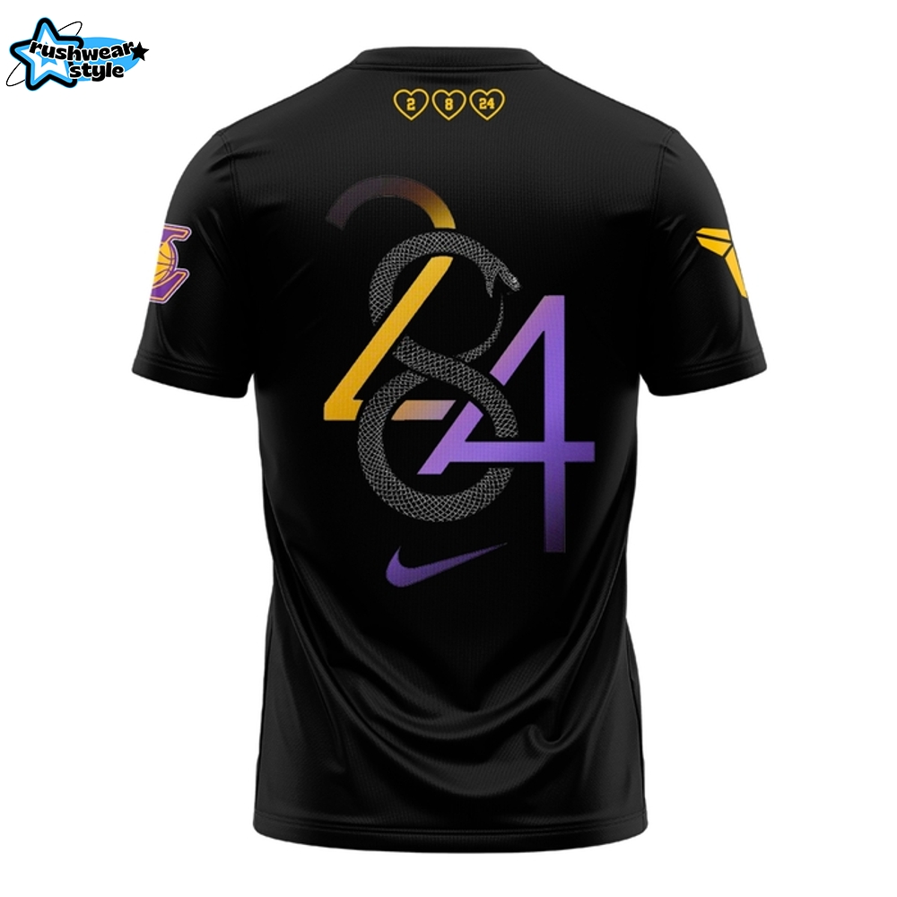 Los Angeles Lakers Happy Heavenly 47th Birthday to Kobe Bryant Shirt Los Angeles Lakers Happy Heavenly 47th Birthday to Kobe Bryant Shirt