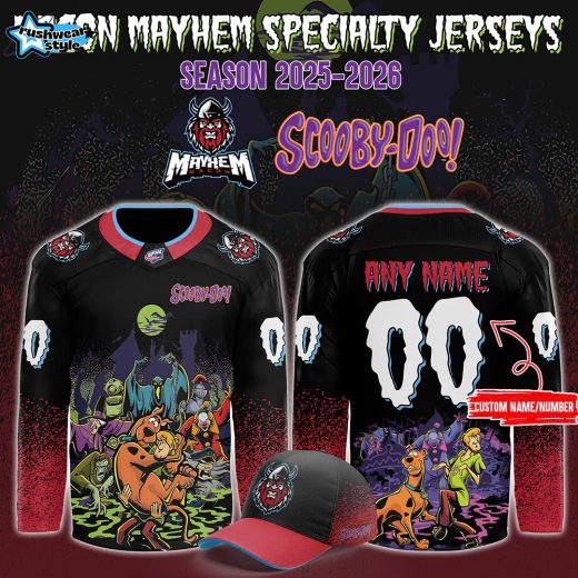Macon Mayhem x ScooBy-Doo Night 2025 Custom Hockey Jersey
