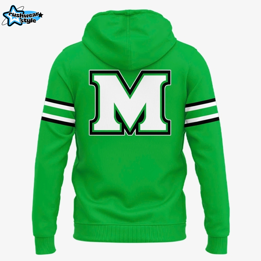 Marshall Thundering Herd Special New Green Uniform Hoodie Marshall Thundering Herd Special New Green Uniform Hoodie