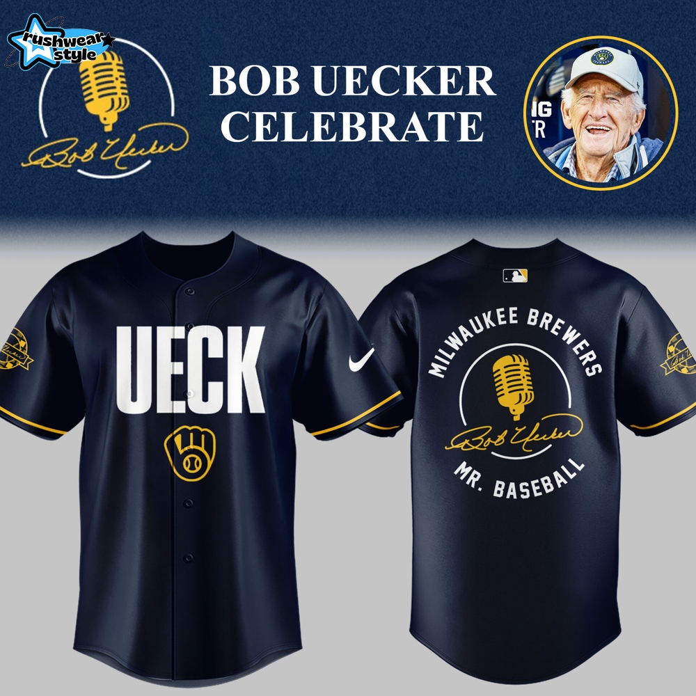 Milwaukee Brewers Bob Uecker Mr. Baseball Special Jersey 2025 Milwaukee Brewers Bob Uecker Mr. Baseball Special Jersey 2025