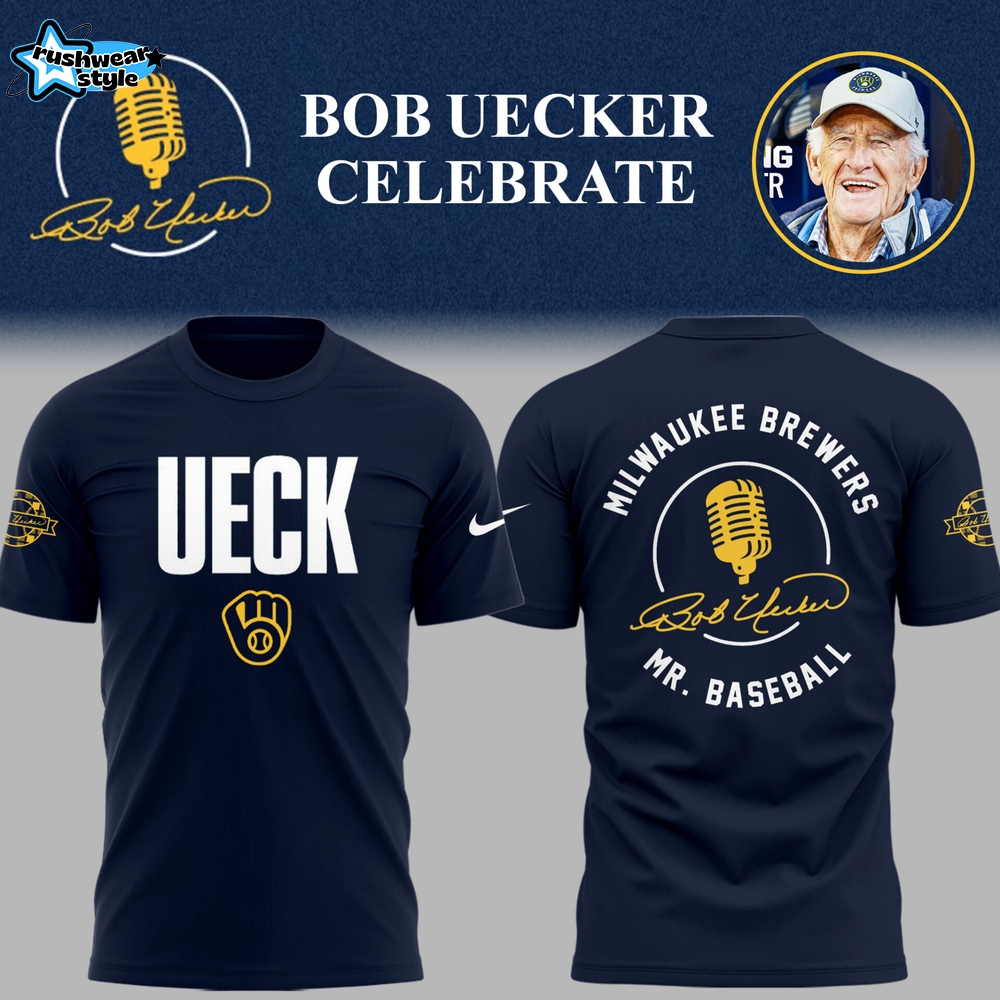 Milwaukee Brewers Honoring Mr. Baseball Bob Uecker Shirt 2025 Milwaukee Brewers Honoring Mr. Baseball Bob Uecker Shirt 2025