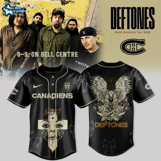 Montreal Canadiens x Deftones NA Tour Fall 2025 Special Baseball Jersey