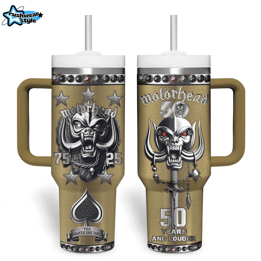 Motorhead Stanley Tumbler Cup Motorhead Stanley Tumbler Cup