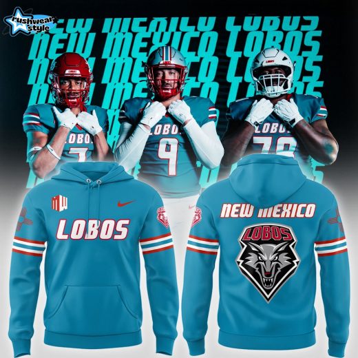 New Mexico Lobos Football New Uniform 2025 Hoodie Set