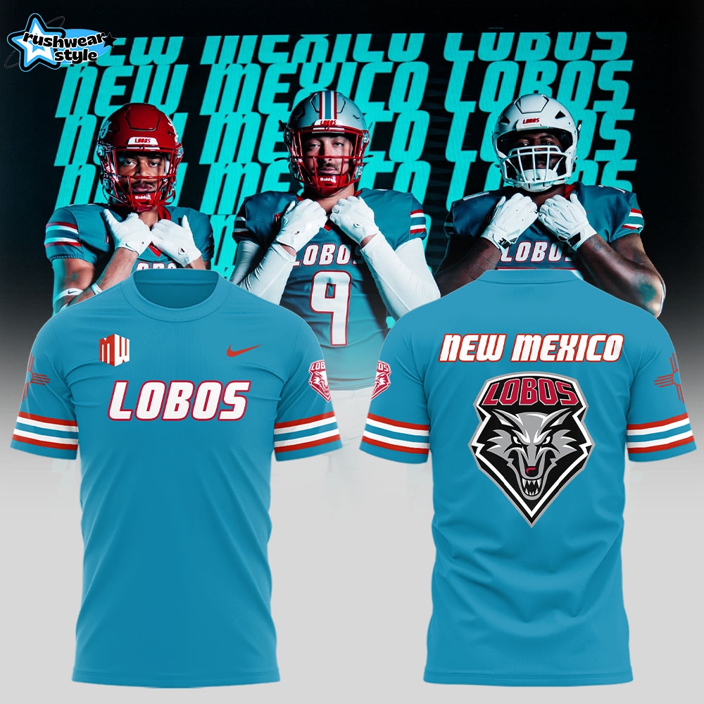 New Mexico Lobos Football New Uniform 2025 Shirt New Mexico Lobos Football New Uniform 2025 Shirt