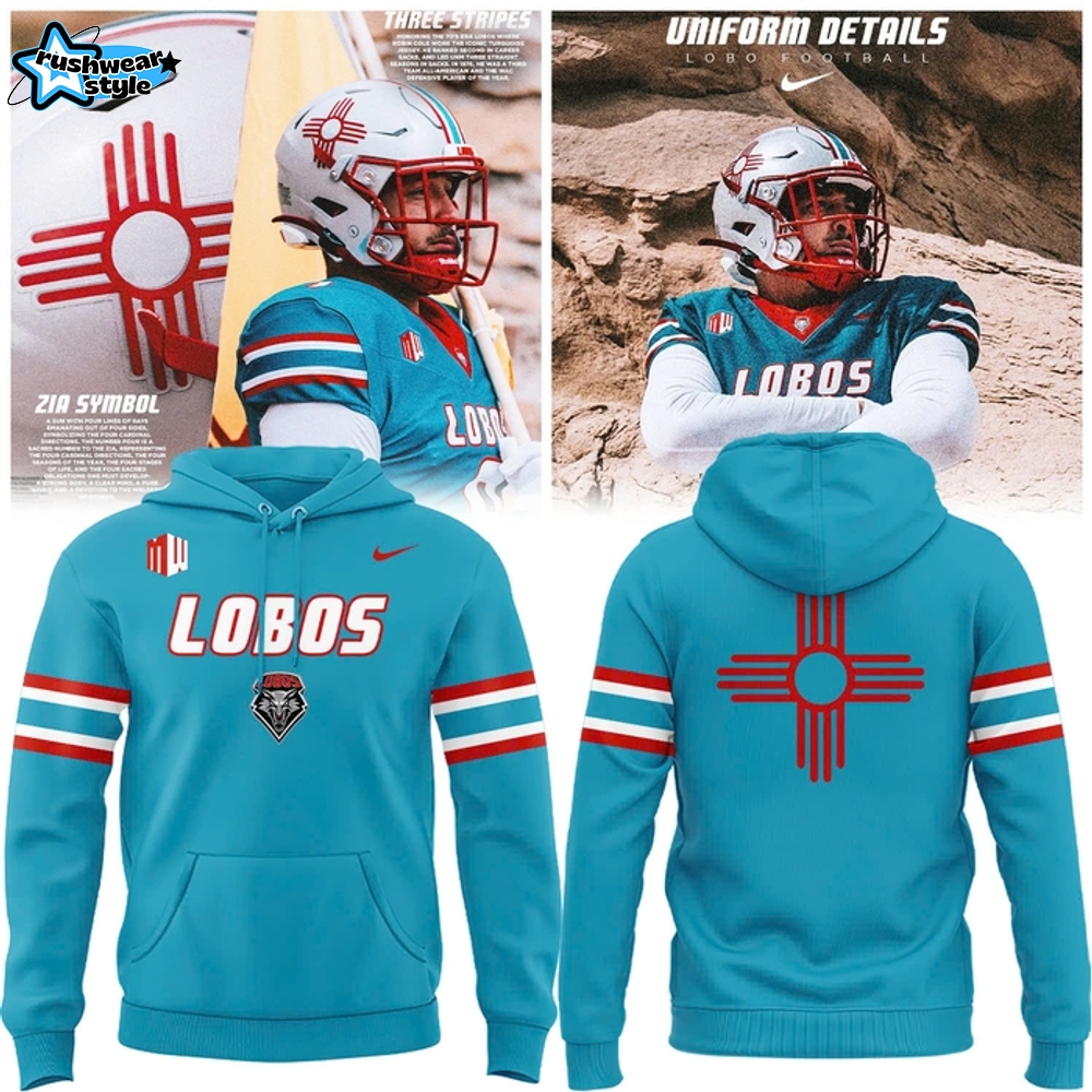 New Mexico Lobos The Turquoise Limited Edition Hoodie Set New Mexico Lobos The Turquoise Limited Edition Hoodie Set