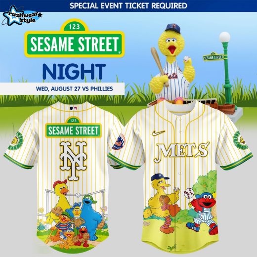 New York Mets Sesame Street Night Jersey 2025