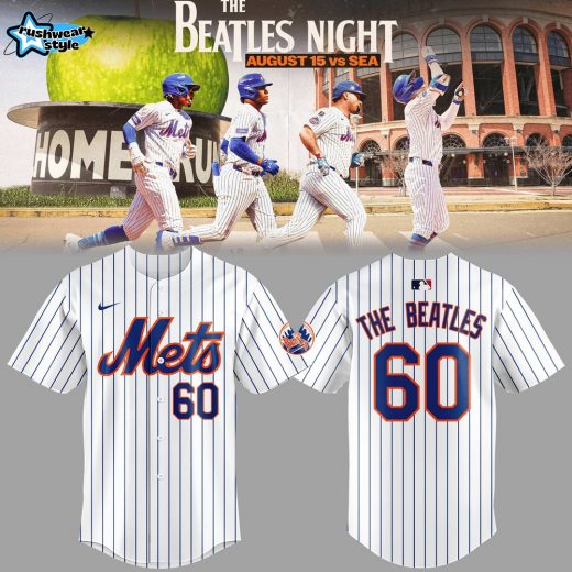 New York Mets x The Beatles Night Limited Edition Jersey 2025