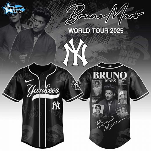 New York Yankees x Bruno Mars at Park MGM 2025 Jersey Editions Limited