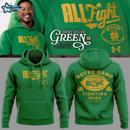 Notre Dame Fighting Irish Ã¢ÂÂIrish Wear GreenÃ¢ÂÂ Special Hoodie