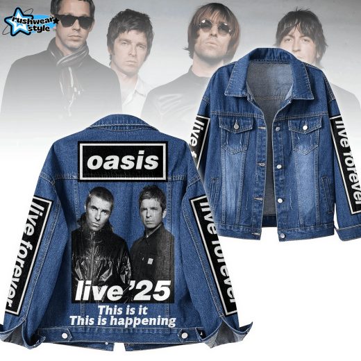 Oasis Band Denim Jacket