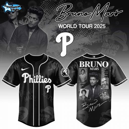 Philadelphia Phillies x Bruno Mars at Park MGM 2025 Jersey Editions Limited