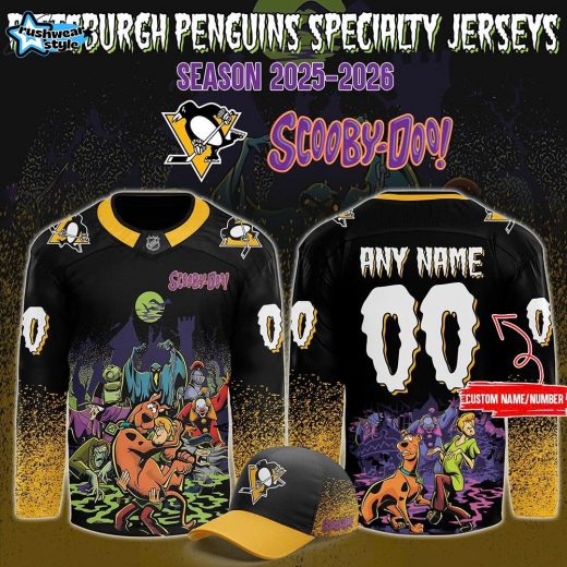 Pittsburgh Penguins x Scooby-Doo Night 2025 Hockey Jersey