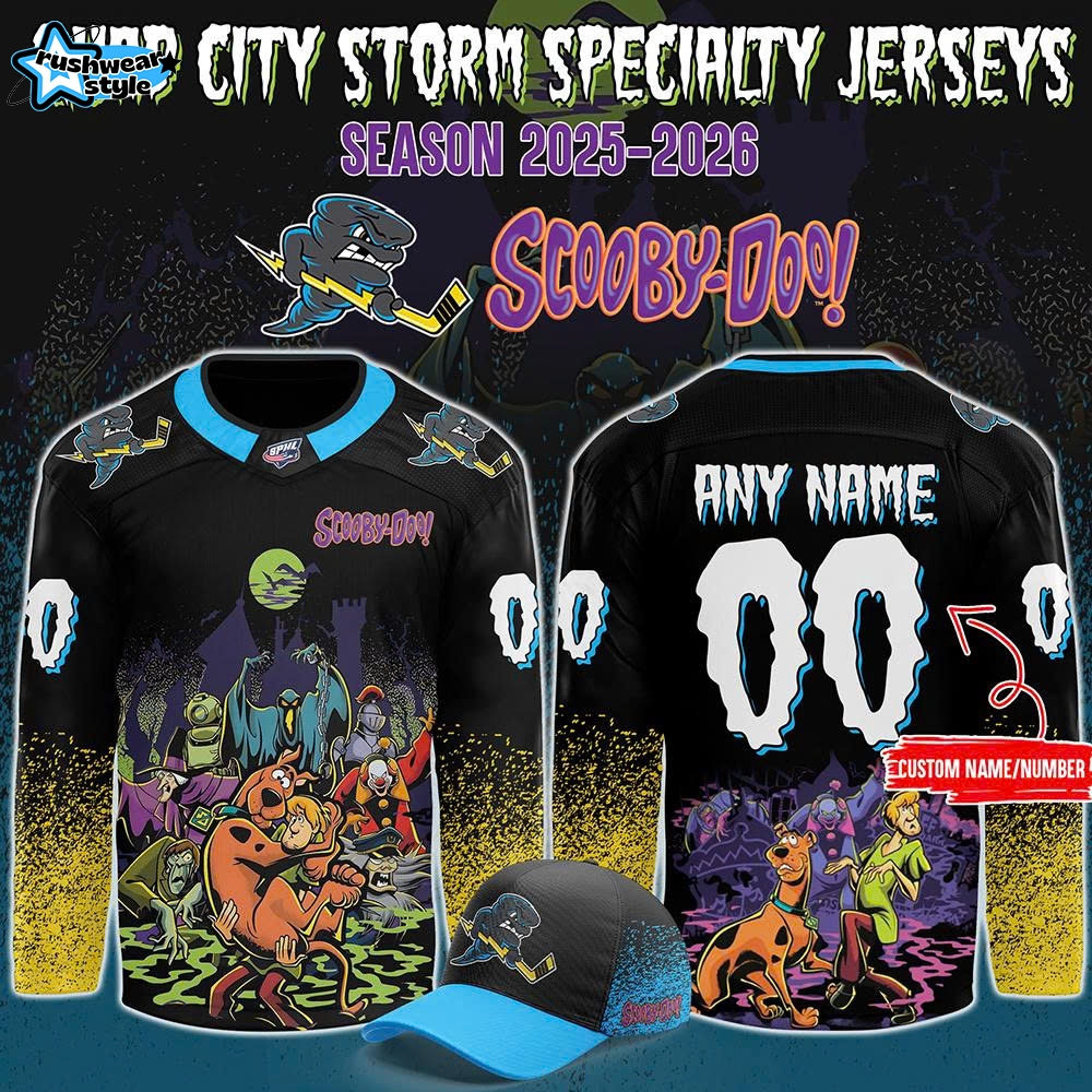 Quad City Storm Professional x ScooBy-Doo Night 2025 Custom Hockey Jersey Quad City Storm Professional x ScooBy-Doo Night 2025 Custom Hockey Jersey