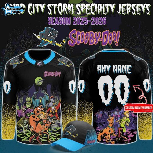 Quad City Storm  x Scooby-Doo Night 2025 Hockey Jersey