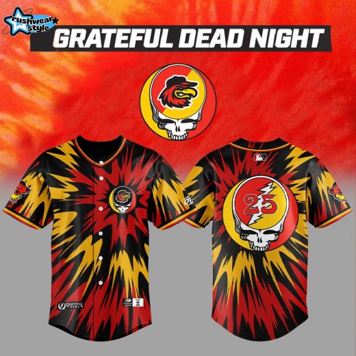 Rochester Red Wings x Grateful Dead Special Baseball Jersey