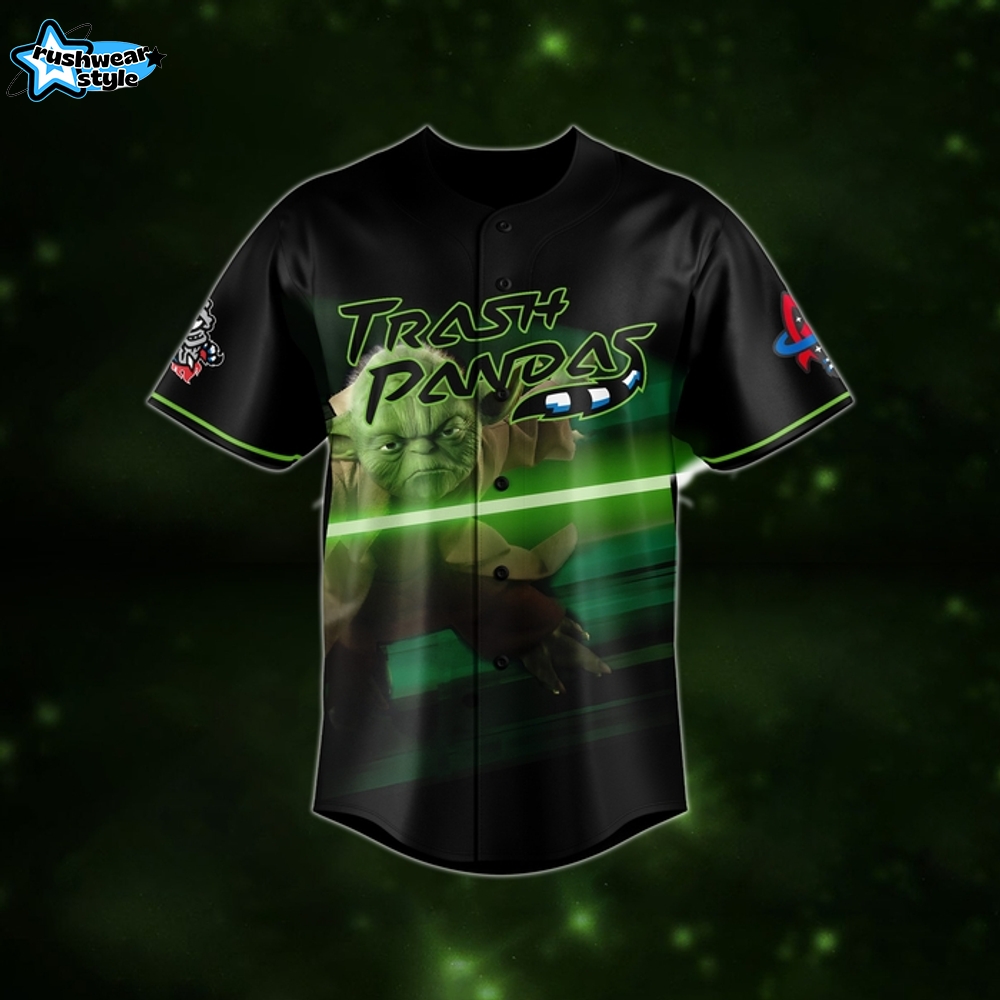 Rocket City Trash Pandas x Yoda Star Wars Night Jersey 2025 Rocket City Trash Pandas x Yoda Star Wars Night Jersey 2025