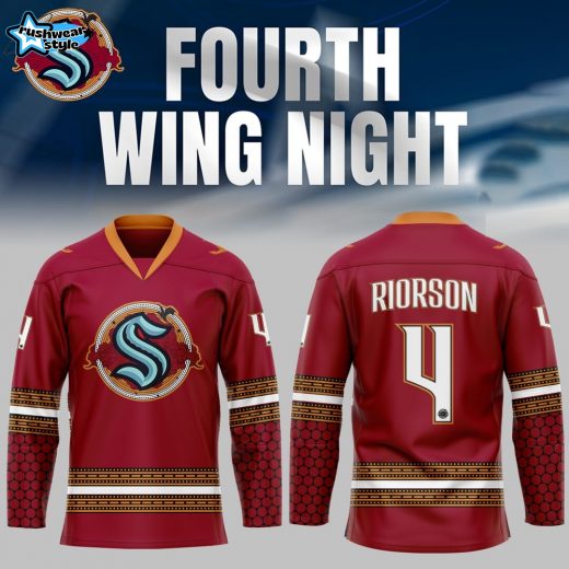 Seattle Kraken x Fourth Wing Night Limited Edition Hockey Jersey
