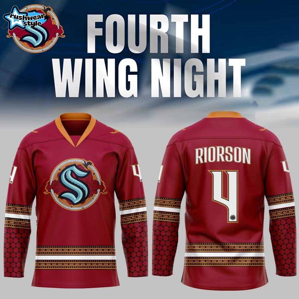 Seattle Kraken x Fourth Wing Night Limited Edition Hockey Jersey Seattle Kraken x Fourth Wing Night Limited Edition Hockey Jersey