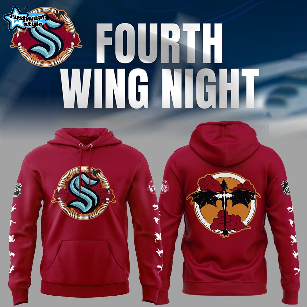 Seattle Kraken x Fourth Wing Night Limited Edition Hoodie Set Seattle Kraken x Fourth Wing Night Limited Edition Hoodie Set