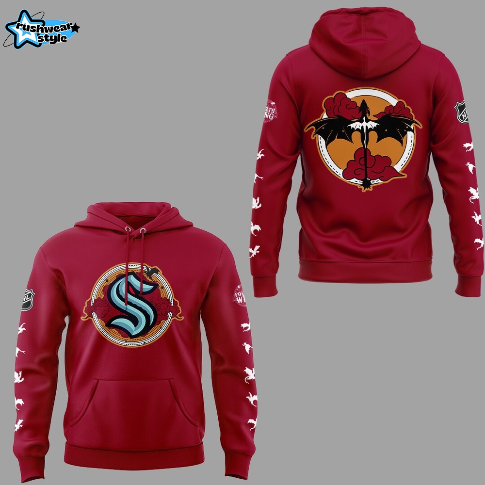 Seattle Kraken x Fourth Wing Night Limited Edition Hoodie Set Seattle Kraken x Fourth Wing Night Limited Edition Hoodie Set