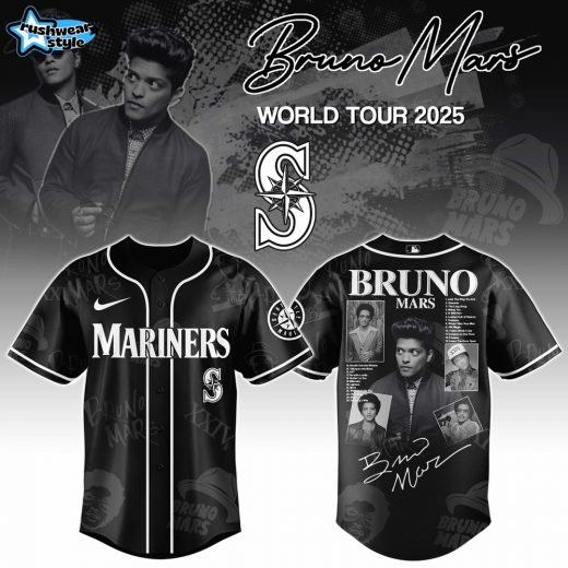 Seattle Mariners x Bruno Mars at Park MGM 2025 Jersey Editions Limited