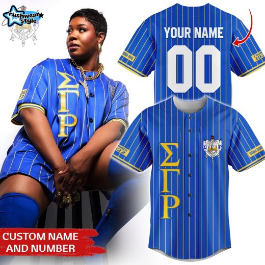 Sigma Gamma Rho Custom Baseball Jersey