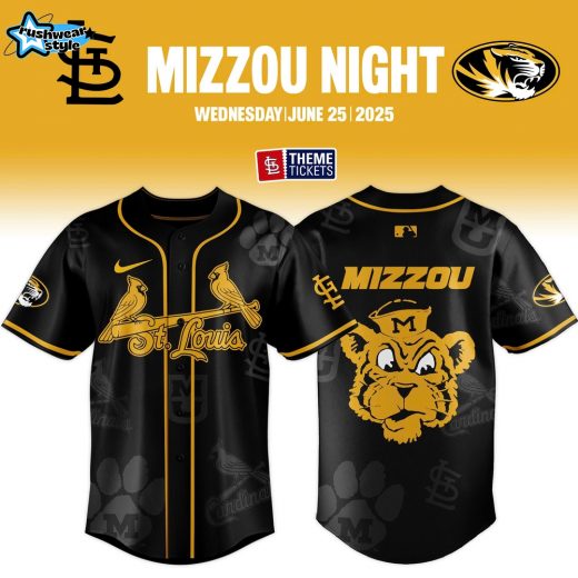 St. Louis Cardinals x Mizzou Night 2025 Limited Edition Jersey