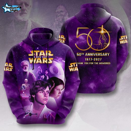 Star Wars 3D Hoodie - Purple