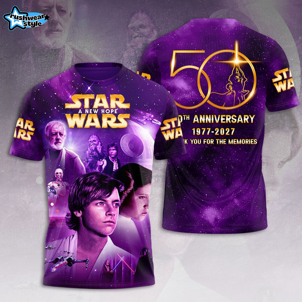 Star Wars 3D Tshirt - Purple Star Wars 3D Tshirt - Purple