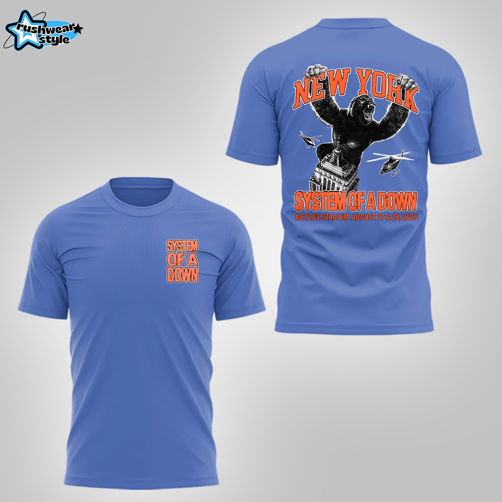 System Of A Down Tour 2025 Metlife Stadium Special Shirt System Of A Down Tour 2025 Metlife Stadium Special Shirt