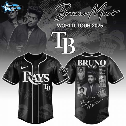 Tampa Bay Rays x Bruno Mars at Park MGM 2025 Jersey Editions Limited