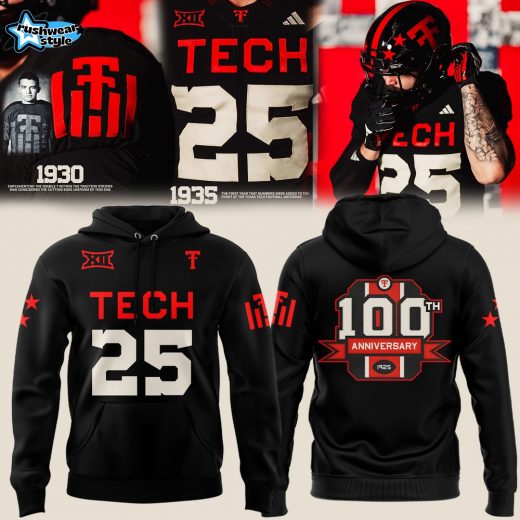 Texas Tech Red Raiders The 100th AnniversaryThrowbacks Special Hoodie