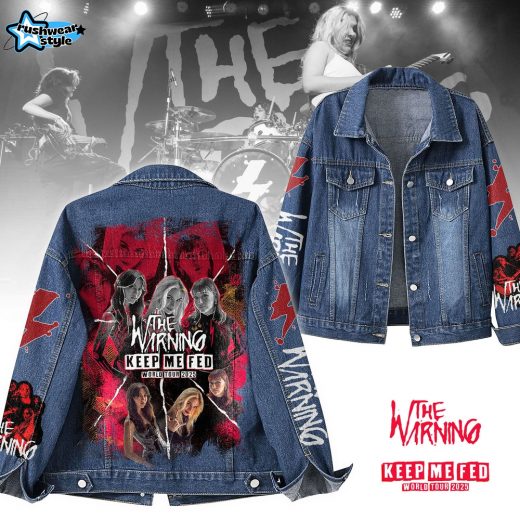 The Warning Keep Me Fed World Tour 2025 Denim Jacket