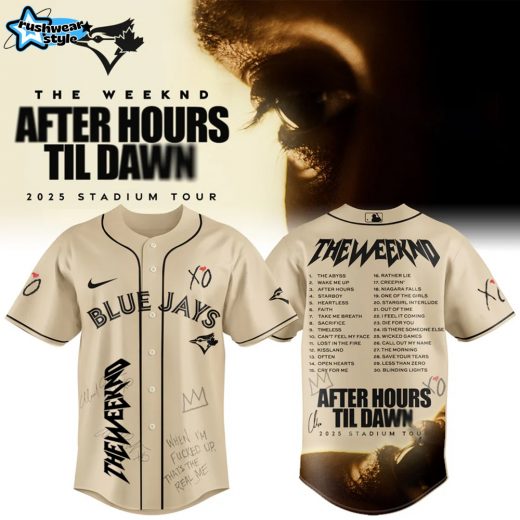 Toronto Blue Jays x The Weeknd After Hours Til Dawn 2025 Jersey