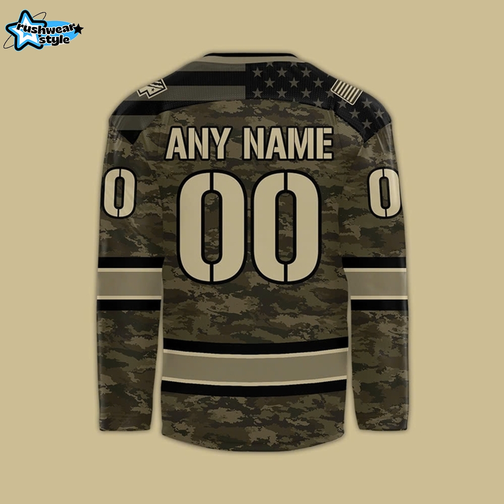 Utah Grizzlies x Military Night Appreciation Custom Hockey Jersey Utah Grizzlies x Military Night Appreciation Custom Hockey Jersey