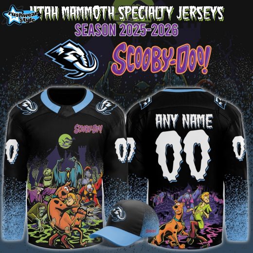 Utah Mammoth x ScooBy-Doo Night 2025 Custom Hockey Jersey